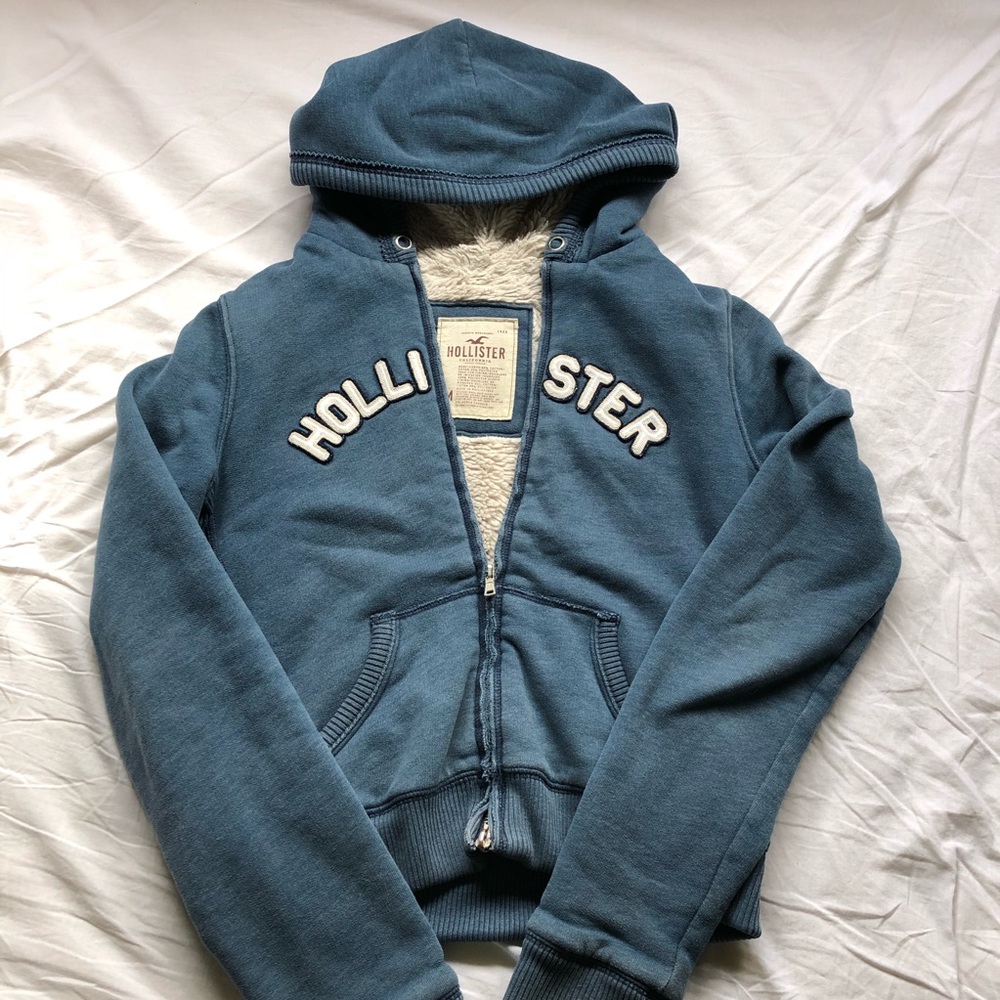 Hollister Sherpa Lined Hoodie